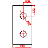 GRAS - Cabinet Protective SWSP-N1 (350x450x220 mm) - Side view dwg