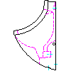 Duravit AG - 082135 Urinals 330 x 350 mm - Side dwg