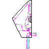 Duravit AG - 083036 Urinals 345 x 315 mm - Side dwg