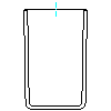 Duravit AG - 085713 pedestal 180 x 285 mm - Projection dwg