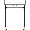 Duravit Polska Sp. z o. o. - 045460 Umywalka 600 x 465 mm - przód 1 dwg