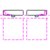 Duravit Polska Sp. z o. o. - 045250 Umywalka nablatowa 500 x 470 mm szlifowana - przód 2 dwg