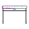 Duravit Polska Sp. z o. o. - 045412 Umywalka 1200 x 470 mm szlifowana - przód 1 dwg