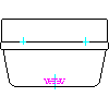 Duravit Polska Sp. z o. o. - 031348 Umywalka 480 x 425 mm - przód dwg