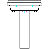 Duravit Polska Sp. z o. o. - 030960 Umywalka 600 x 545 mm - przód 1 dwg