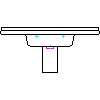 Duravit Polska Sp. z o. o. - 030410 Umywalka meblowa 1050 x 485 mm - przód 3 dwg