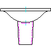 Duravit Polska Sp. z o. o. - 040557 Umywalka - przód dwg