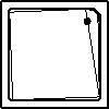 Sanitec Koło Sp. z o.o. - Square shower tray STANDARD PLUS 90 x 90 cm - Plan view dwg