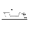 Sanitec Koło Sp. z o.o. - Brodzik kwadratowy głęboki 90 x 90 cm - widok z góry dwg