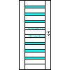 POL-SKONE Sp. z o.o. - Interior doors VERSION W5 Size 90 - View dwg