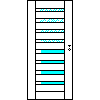 POL-SKONE Sp. z o.o. - Interior doors VERSION W4 Size 90 - View dwg