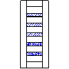 POL-SKONE Sp. z o.o. - Interior doors VERSION W2S3 Size 80 - View dwg