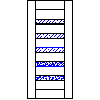 POL-SKONE Sp. z o.o. - Interior doors VERSION W2S3 Size 90 - View dwg