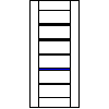 POL-SKONE Sp. z o.o. - Interior doors VERSION W3A Size 90 - View dwg