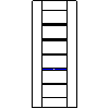 POL-SKONE Sp. z o.o. - Interior doors VERSION W3S3 Size 80 - View dwg