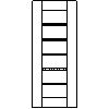 POL-SKONE Sp. z o.o. - Interior doors VERSION W3 Size 80 - View dwg