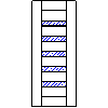 POL-SKONE Sp. z o.o. - Interior doors VERSION W2 Size 80 - View dwg