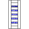 POL-SKONE Sp. z o.o. - Interior doors VERSION W2s Size 80 - View dwg