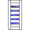 POL-SKONE Sp. z o.o. - Interior doors VERSION W2s Size 90 - View dwg