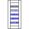 POL-SKONE Sp. z o.o. - Interior doors VERSION W2S2 Size 90 - View dwg