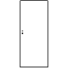 POL-SKONE Sp. z o.o. - Interior doors MODEL B Size 80 - View dwg