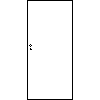 POL-SKONE Sp. z o.o. - Interior doors MODEL B Size 90 - View dwg