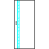 POL-SKONE Sp. z o.o. - Interior doors VERSION A1 Size 80 - View dwg