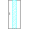 POL-SKONE Sp. z o.o. - Interior doors VERSION A3 Size 80 - View dwg