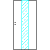 POL-SKONE Sp. z o.o. - Interior doors VERSION A3 Size 90 - View dwg