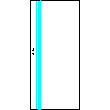 POL-SKONE Sp. z o.o. - Interior doors VERSION B1 Size 90 - View dwg