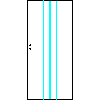 POL-SKONE Sp. z o.o. - Interior doors VERSION B3 Size 90 - View dwg