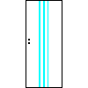 POL-SKONE Sp. z o.o. - Interior doors VERSION B2 Size 80 - View dwg