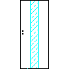 POL-SKONE Sp. z o.o. - Interior doors VERSION A2 Size 80 - View dwg