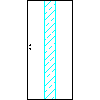 POL-SKONE Sp. z o.o. - Interior doors VERSION A2 Size 90 - View dwg