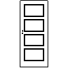 POL-SKONE Sp. z o.o. - Interior doors FULL Size 80 - View dwg