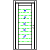 POL-SKONE Sp. z o.o. - Interior doors MODEL 09 Size 80 - View dwg