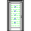 POL-SKONE Sp. z o.o. - Interior doors MODEL 09 Size 90 - View dwg