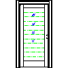 POL-SKONE Sp. z o.o. - Interior doors MODEL 08 Size 90 - View dwg