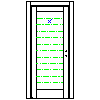 POL-SKONE Sp. z o.o. - Interior doors MODEL 05 Size 80 - View dwg