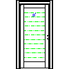 POL-SKONE Sp. z o.o. - Interior doors MODEL 05 Size 90 - View dwg