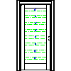 POL-SKONE Sp. z o.o. - Interior doors MODEL 04 Size 90 - View dwg