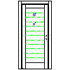 POL-SKONE Sp. z o.o. - Interior doors MODEL 06 Size 80 - View dwg