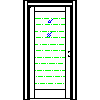 POL-SKONE Sp. z o.o. - Interior doors MODEL 06 Size 90 - View dwg