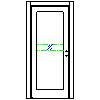 POL-SKONE Sp. z o.o. - Interior doors MODEL 02 Size 80 - View dwg