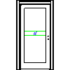 POL-SKONE Sp. z o.o. - Interior doors MODEL 02 Size 90 - View dwg