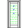 POL-SKONE Sp. z o.o. - Interior doors MODEL 07 Size 80 - View dwg