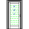 POL-SKONE Sp. z o.o. - Interior doors MODEL 07 Size 90 - View dwg