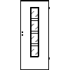 INVADO Sp. z o.o. - Doors Dolce 2 Size 80 - Front view dwg