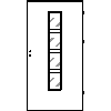 INVADO Sp. z o.o. - Doors Dolce 2 Size 100 - Front view dwg