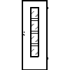 INVADO Sp. z o.o. - Doors Dolce 2 Size 70 - Front view dwg